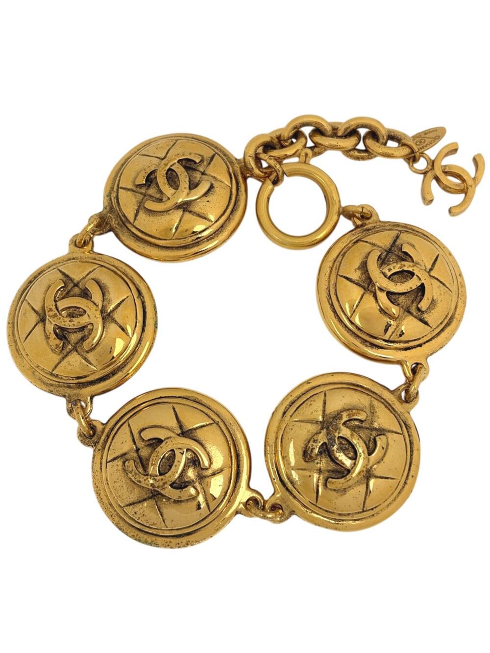 Chanel Cc Logo Bracelet Metal #319426C13B